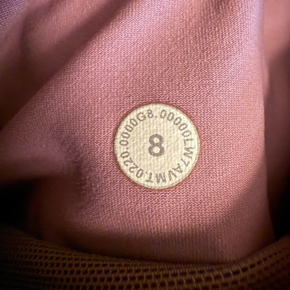 Lululemon Speed Up Shorts 4” Tall Mid Rise |Incognito Camo Pink Taupe Multi Sz 8 - Picture 8 of 9